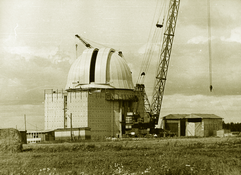 1,5 m teleskoobi torni ehitus.
