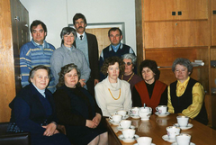 Majandusosakond 80-ndatel – istuvad vasakult H.Vaher, T. Vaarmann, K. Kärner, M. Rahi, M. senka, seisavad vasakult R. Kalberg, H. Eller, E. Ruusalepp ja A. Poolakese. 